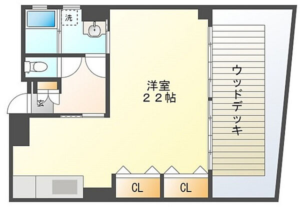 広島県広島市中区白島中町(賃貸マンション1R・1階・46.00㎡)の写真 その2