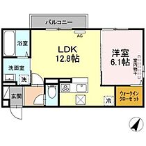 広島県広島市安芸区中野2丁目（賃貸アパート1LDK・2階・46.01㎡） その2