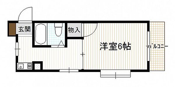 広島県広島市佐伯区五日市中央5丁目(賃貸マンション1K・4階・19.84㎡)の写真 その2