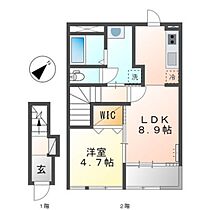 広島県広島市安佐南区山本9丁目（賃貸アパート1LDK・2階・39.28㎡） その2