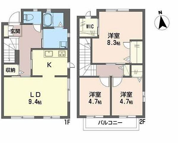 広島県廿日市市佐方(賃貸アパート3LDK・1階・78.83㎡)の写真 その2