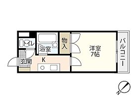 ハイムエトワール  ｜ 広島県広島市安佐南区長束西1丁目（賃貸マンション1K・3階・21.60㎡） その2