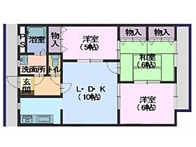 広島県廿日市市宮内（賃貸マンション3DK・3階・62.96㎡） その2