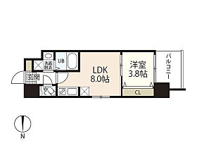 広島県広島市中区東平塚町（賃貸マンション1LDK・4階・30.47㎡） その2