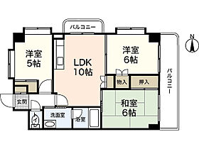 エイトバレー鈴が台  ｜ 広島県広島市西区井口鈴が台1丁目（賃貸マンション3LDK・10階・57.74㎡） その2