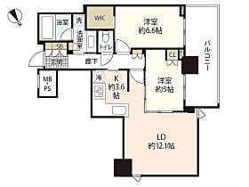 広島県広島市南区松原町（賃貸マンション2LDK・41階・62.23㎡） その2