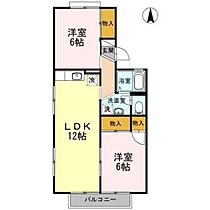 広島県廿日市市宮内2丁目（賃貸アパート2LDK・2階・53.72㎡） その2