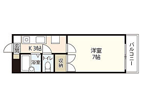 広島県広島市安佐南区大塚西1丁目（賃貸マンション1K・2階・24.08㎡） その2