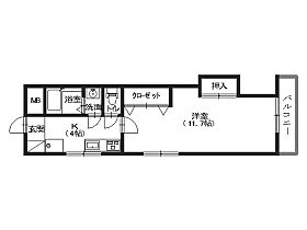 広島県広島市安佐南区緑井2丁目（賃貸マンション1K・5階・37.50㎡） その2