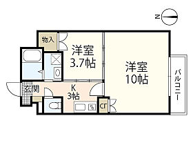 広島県広島市南区宇品東1丁目（賃貸アパート2K・1階・38.48㎡） その2