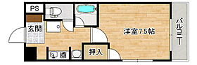 広島県広島市佐伯区楽々園4丁目（賃貸マンション1K・4階・24.09㎡） その2