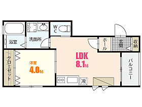 広島県広島市安佐南区八木7丁目（賃貸アパート1LDK・1階・31.85㎡） その2