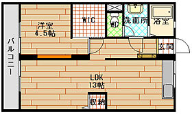 広島県広島市東区戸坂くるめ木1丁目（賃貸マンション1LDK・1階・43.74㎡） その2