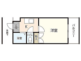 広島県広島市安芸区矢野西4丁目（賃貸マンション1K・1階・20.06㎡） その2