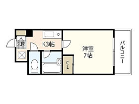 広島県広島市中区猫屋町（賃貸マンション1K・3階・25.00㎡） その2