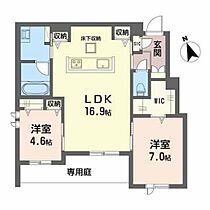 広島県広島市安佐南区緑井2丁目（賃貸マンション2LDK・1階・65.80㎡） その2