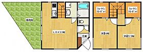 広島県安芸郡府中町桃山1丁目（賃貸一戸建2LDK・--・58.47㎡） その2