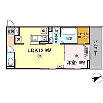 広島県広島市安佐南区古市1丁目（賃貸アパート1LDK・1階・41.87㎡） その2