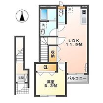 広島県広島市佐伯区五日市中央3丁目（賃貸アパート1LDK・2階・45.61㎡） その2