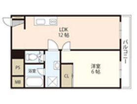 広島県広島市中区銀山町（賃貸マンション1LDK・4階・42.00㎡） その2