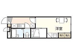 広島県広島市安佐南区東野1丁目（賃貸アパート1K・1階・22.35㎡） その2