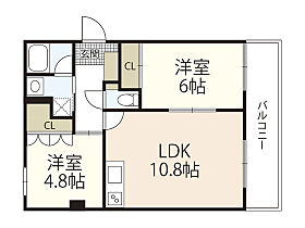 広島県広島市中区江波二本松2丁目（賃貸マンション2LDK・2階・54.00㎡） その2