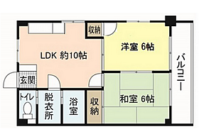 広島県広島市中区舟入幸町（賃貸マンション2LDK・7階・43.20㎡） その1