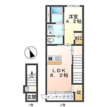 広島県広島市安佐南区伴東7丁目（賃貸アパート1LDK・2階・38.80㎡） その2