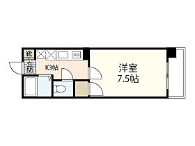 広島県広島市南区的場町2丁目（賃貸マンション1K・8階・24.46㎡） その1