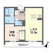 広島県広島市東区温品5丁目（賃貸マンション1LDK・3階・48.37㎡） その2