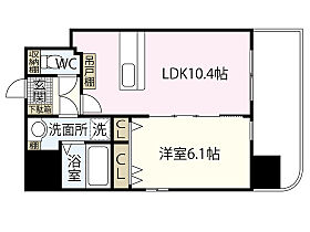 広島県広島市中区国泰寺町2丁目（賃貸マンション1LDK・9階・40.07㎡） その2