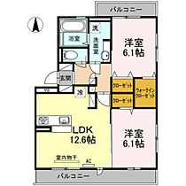 広島県広島市安佐南区中筋4丁目（賃貸アパート2LDK・3階・68.08㎡） その2