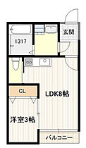 広島県廿日市市桜尾本町（賃貸アパート1LDK・3階・31.80㎡） その2