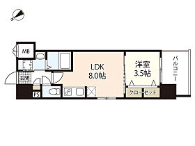 S-RESIDENCE空港通りawesome  ｜ 広島県広島市西区西観音町（賃貸マンション1LDK・6階・29.76㎡） その2