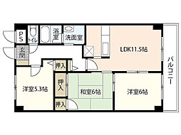間取図画像 3LDK