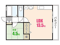 間取図画像 1LDK