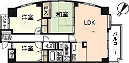 シーブリーズ東原弐番館 3LDKの間取図画像
