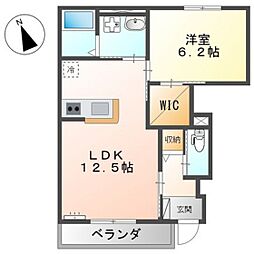 間取図画像 1LDK