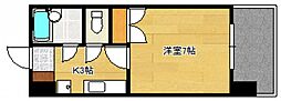 コンフォール三滝 1Kの間取図画像
