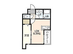 セブンプロート青崎 1LDKの間取図画像
