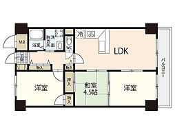 グリーンコート井口 3LDKの間取図画像