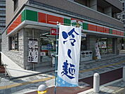 コンビニ「サンクス広島西白島店まで138ｍ」