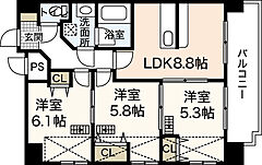 物件の間取り
