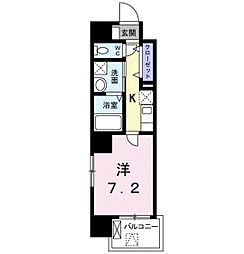 M&R 1Kの間取図画像