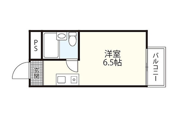 広島県広島市安佐南区祇園6丁目(賃貸マンション1R・1階・14.58㎡)の写真 その2