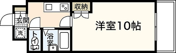 ＳＨＩビル ｜広島県広島市安佐南区高取北1丁目(賃貸マンション1K・1階・28.00㎡)の写真 その2