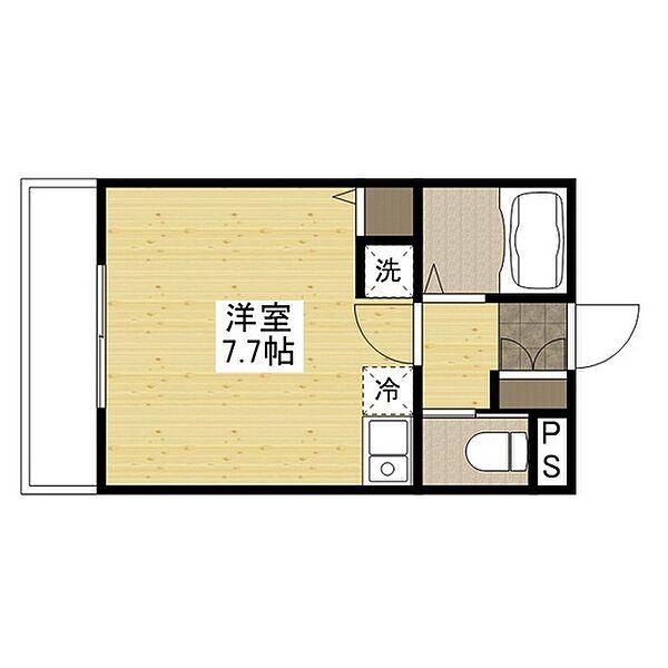 広島県広島市佐伯区三宅5丁目(賃貸アパート1R・2階・19.80㎡)の写真 その2