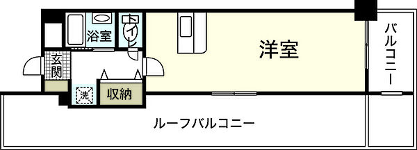 フォーラム牛田本町 ｜広島県広島市東区牛田本町1丁目(賃貸マンション1LDK・5階・33.64㎡)の写真 その2