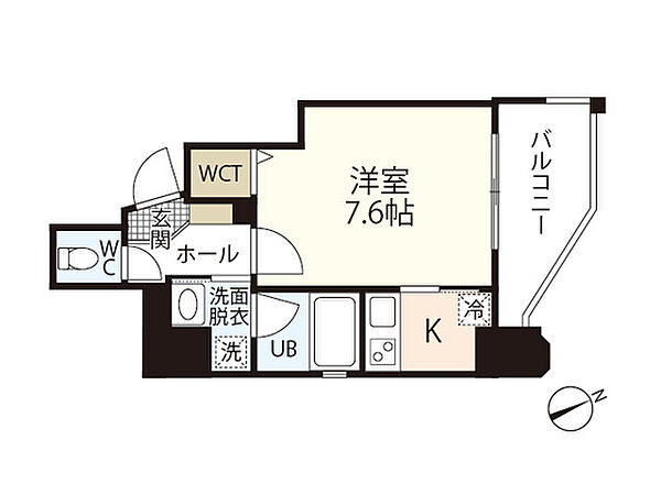 広島県広島市南区段原4丁目(賃貸マンション1K・7階・27.49㎡)の写真 その2