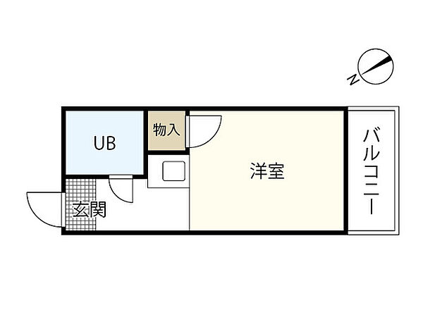 カーサ平野町 ｜広島県広島市中区平野町(賃貸マンション1R・3階・17.00㎡)の写真 その2